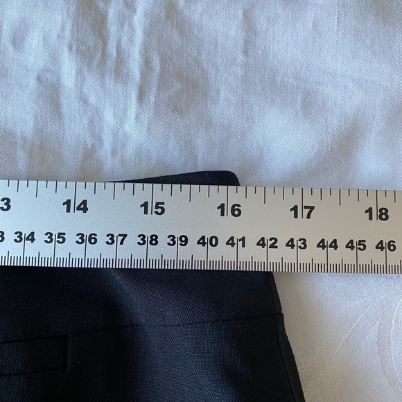 Talbots Women's Black Wool 1/4 Zip Up Midi Skirt Size 12 - Picture 7 of 12